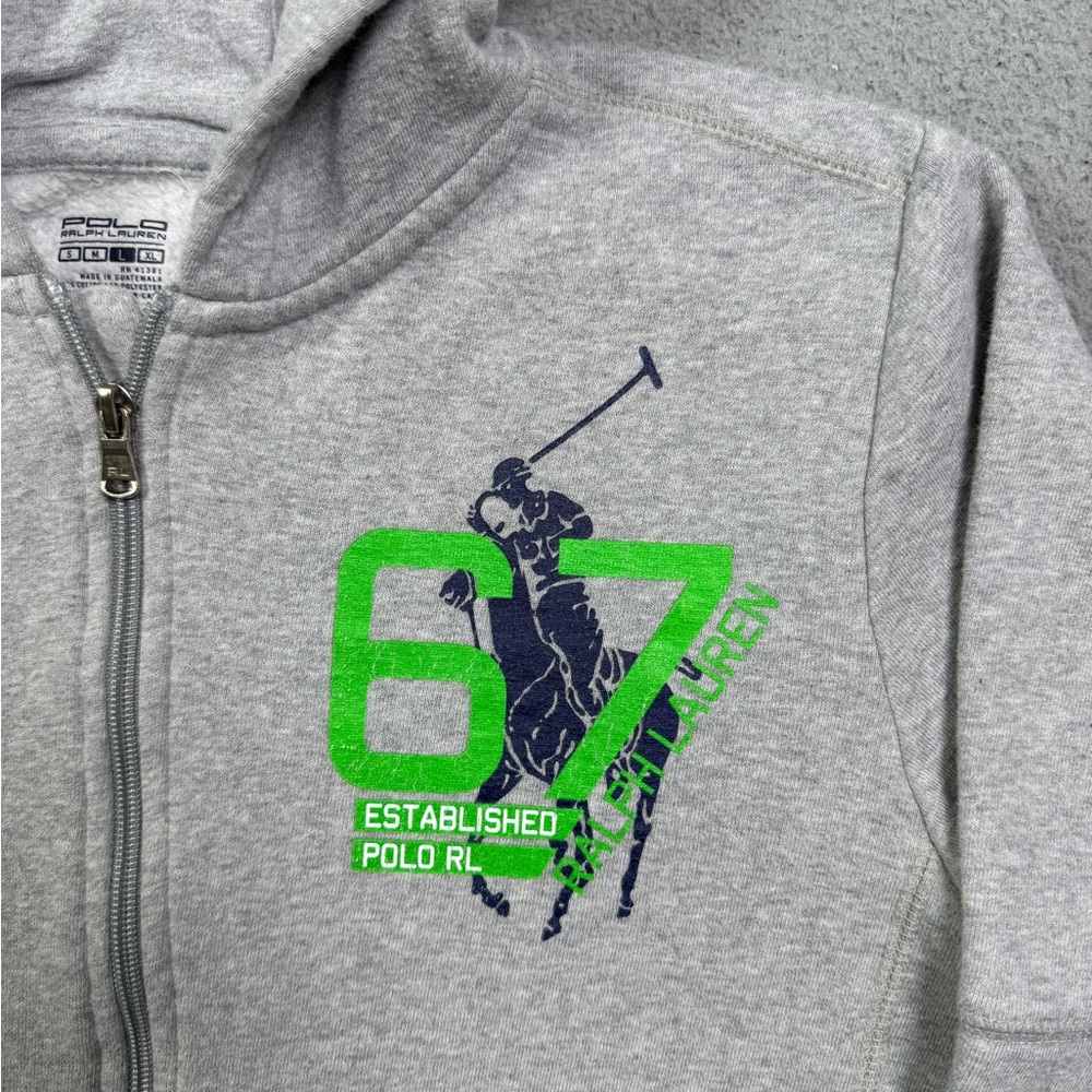 Kids Polo Ralph Lauren‎ zip up sweatshirt - Picture 3 of 5